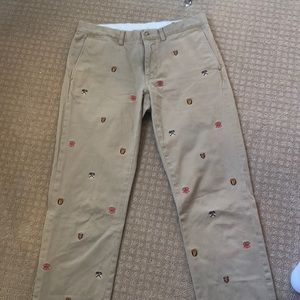 Polo Ralph Lauren Embroidered Symbols Pants